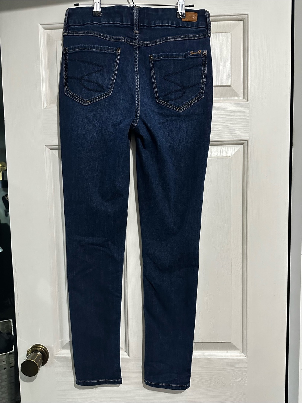 Seven Women’s Dark Blue Stretch Skinny Jeans - Picture 2 of 9